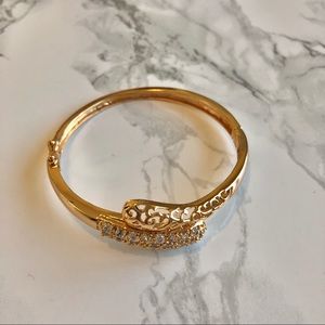 Rose Gold Scroll Bracelet